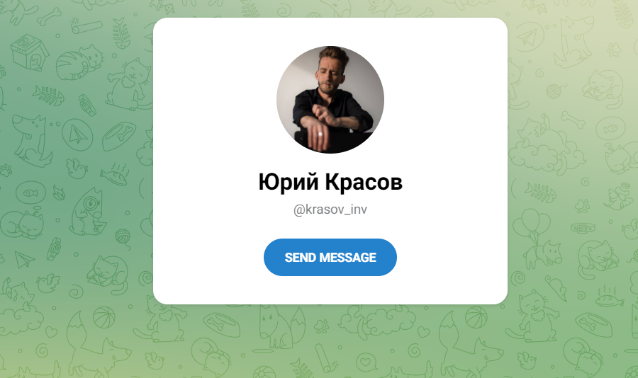 Юрий Красов в Телеграм