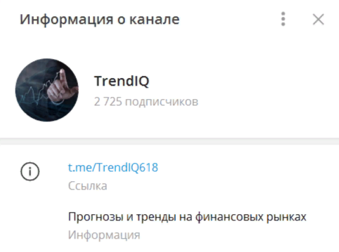 Телеграм-канал TrendIQ