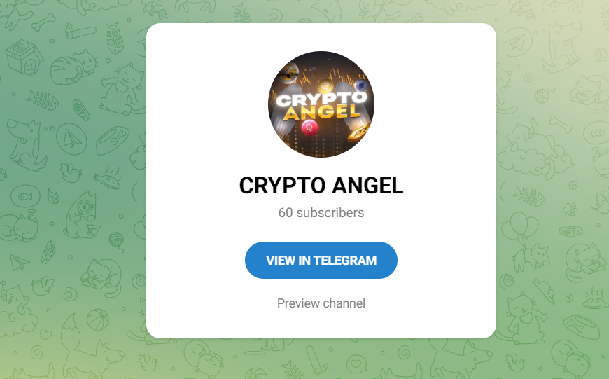 CRYPTOANGEL канал в Телеграм