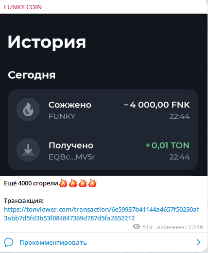 FUNKY COIN расследование