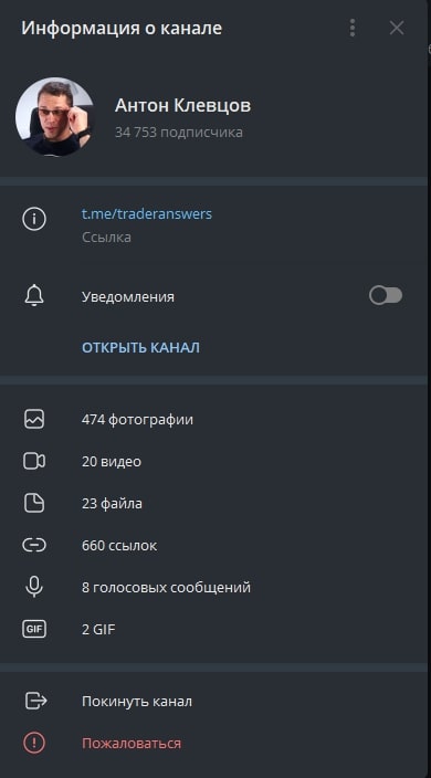 Антон Клевцов Канал в Телеграмм