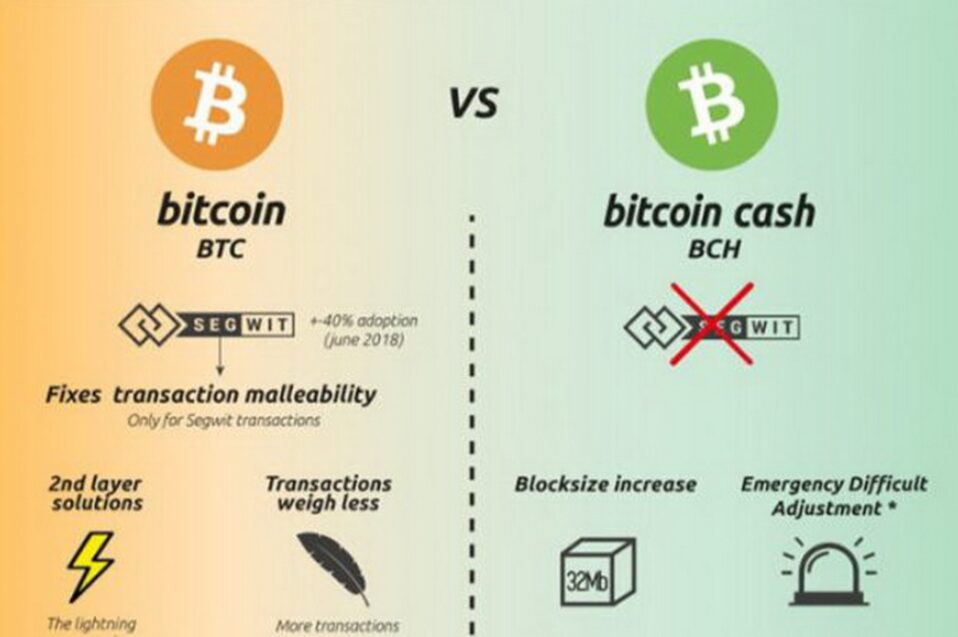 Отличия BCH от BTC