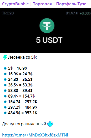 Реклама сомнительного проекта