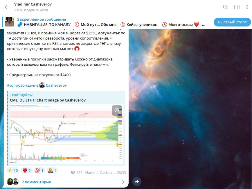 Vladimir Casheverov Пост в телеграм