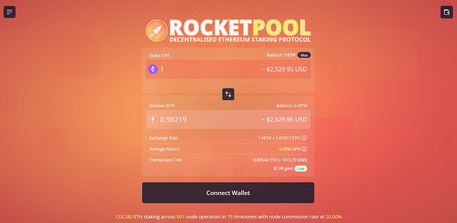 Проект Rocket Pool ETH (RETH)
